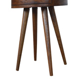 Nordic Chestnut Circular Bedside-6