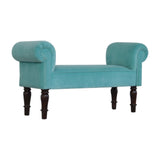 Aqua Velvet Bench-1