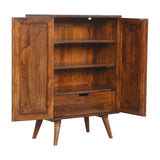 Chestnut Inlay Abstract Cabinet-6