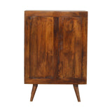 Chestnut Inlay Abstract Cabinet-8