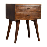 Chestnut Modern Solid Wood Bedside-2