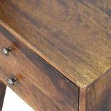 Chestnut Modern Solid Wood Bedside-6