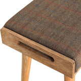 Multi Tweed Tray Style Footstool-4