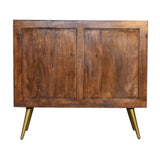 Chestnut Inlay Abstract Sideboard-9