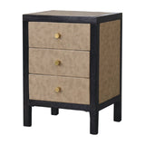 in3355 mini faux leather bedside