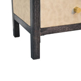 in3355 mini faux leather bedside