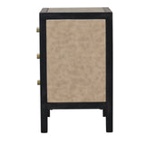 in3355 mini faux leather bedside