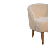 in3356 bouclé cream tub chair