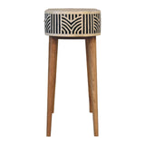 in3383 edessa bone inlay console table