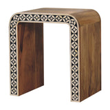 in3385 edessa bone inlay end table