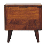 in3403 chestnut lid up storage stool