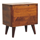 in3403 chestnut lid up storage stool