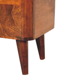 in3403 chestnut lid up storage stool