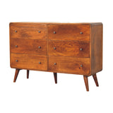 in3404 large curved chestnut chest