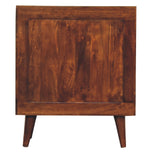 in3439 chestnut pineapple carved cabinet