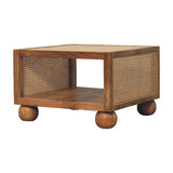 in3463 small rattan coffee table