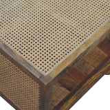 in3463 small rattan coffee table