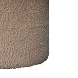 in3480 mud boucle mushroom footstool