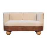 in3487 boucle cream buffalo small sofa