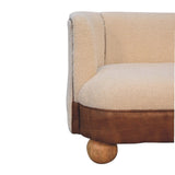 in3487 boucle cream buffalo small sofa