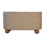 in3487 boucle cream buffalo small sofa