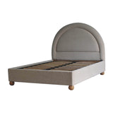 in3527 cream boucle double bed