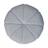 in3530 white boucle circus footstool