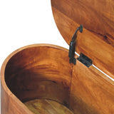 in3540 chestnut rounded lid up blanket box