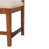 in3587 rattan boucle chestnut chair