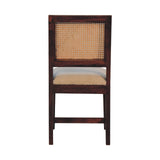 in3587 rattan boucle chestnut chair