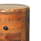 in3603 oak ish drum chest