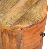 in3603 oak ish drum chest