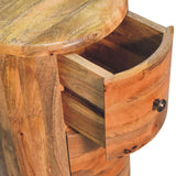 in3603 oak ish drum chest