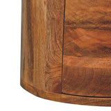 in3603 oak ish drum chest