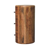 in3603 oak ish drum chest