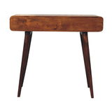 in3606 curved chestnut writing desk