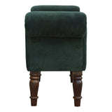 Emerald Velvet Bench-8