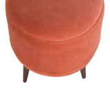 Brick Velvet Nordic Style Footstool-7