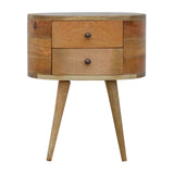 Rounded Bedside Table-1