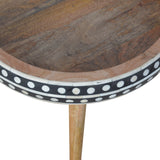 Small Dotted End Table-4