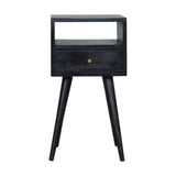 Mini Ash Black Bedside-0