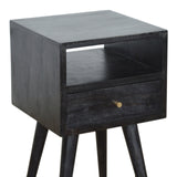 Mini Ash Black Bedside-3