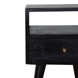 Mini Ash Black Bedside-4