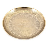 Gold Tone Decorative Ornament Tray