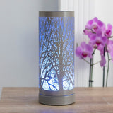 Grey Tree LED Aromatherapy Oil Burner Wax Melt Warmer-0