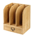 Wooden Files with Drawer 30 x 23 x 35 cm