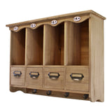 Wooden Wall Hanging Storage Unit