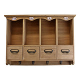 Wooden Wall Hanging Storage Unit