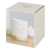 White Butterfly Design Oil & Wax Melt Burner-2