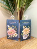 Set of Four Hanging Fragrance Sachets, Lilac & Peach